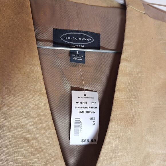 Pronto Uomo Size S Platinum Vest - Picture 6 of 12
